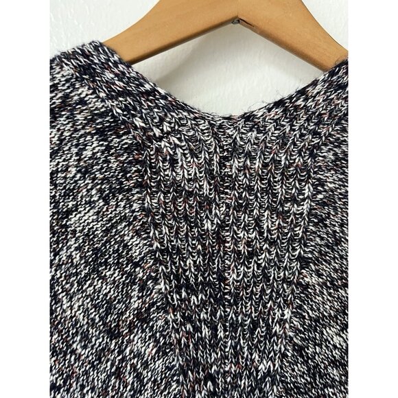 Universal Thread blue cream‎ rust open front shawl sweater XS office wear - Picture 5 of 7